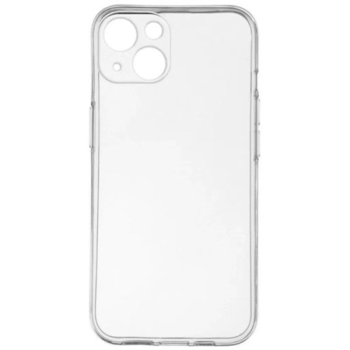 Силиконовый чехол для Apple iPhone 14 Plus TPU 1мм с защитой камеры Прозрачный