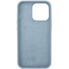 Силиконовый чехол для Apple iPhone 14 Plus Сизый