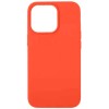Силиконовый чехол для Apple iPhone 14 Plus Морковный