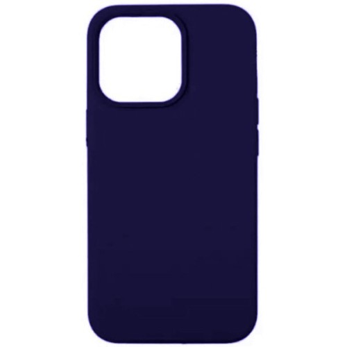 Силиконовый чехол для Apple iPhone 14 Plus Темно фиолетовый
