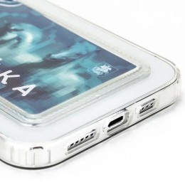 Силиконовый чехол для Apple iPhone 14 Pro Card Holder с защитой камеры Прозрачный