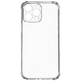 Силиконовый чехол для Apple iPhone 14 Pro TPU 1.5мм с усиленными углами и защитой камеры Прозрачный