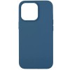 Силиконовый чехол для Apple iPhone 14 Pro Темно-синий
