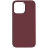 Силиконовый чехол для Apple iPhone 14 Pro Темно красный