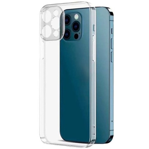 Силиконовый чехол для Apple iPhone 14 Pro Max Ultra Thin Case с защитой камеры Прозрачный