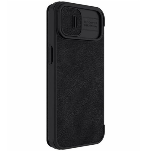 Чехол книжка для Apple iPhone 14 Pro Max Nillkin Slider с картхолдером Черный