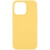 Силиконовый чехол для Apple iPhone 14 Pro Max Желтый