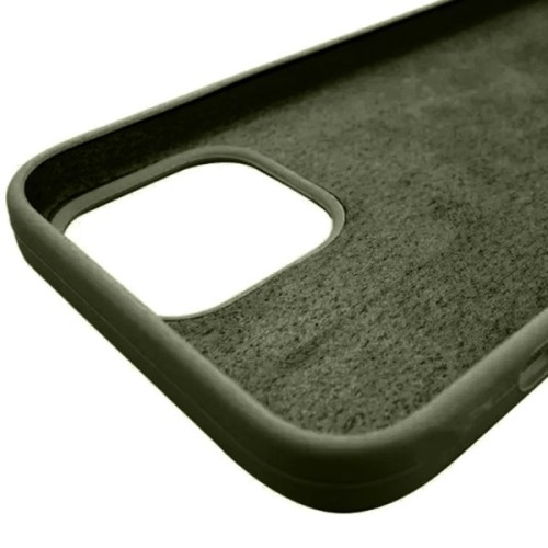 Силиконовый чехол для Apple iPhone 14 Pro Max Болотный зеленый