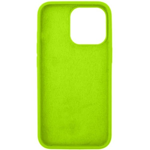 Силиконовый чехол для Apple iPhone 14 Pro Max Лаймовый
