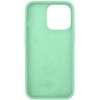Силиконовый чехол для Apple iPhone 14 Pro Max Пастельный зеленый