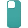 Силиконовый чехол для Apple iPhone 14 Pro Max Морской зеленый
