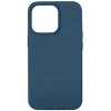 Силиконовый чехол для Apple iPhone 14 Pro Max Джинсовый