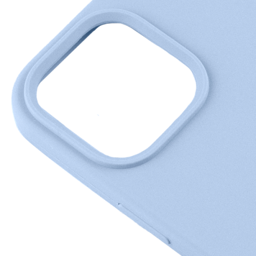 Силиконовый чехол для Apple iPhone 15 Silicone Case Full Васильковый