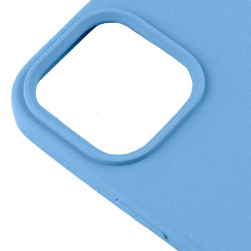 Силиконовый чехол для Apple iPhone 15 Silicone Case Full Светло-голубой