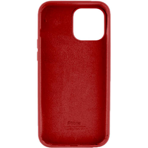 Силиконовый чехол для Apple iPhone 15 Silicone Case Full Красный