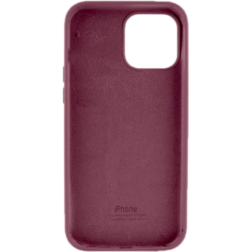 Силиконовый чехол для Apple iPhone 15 Silicone Case Full Темно-красный