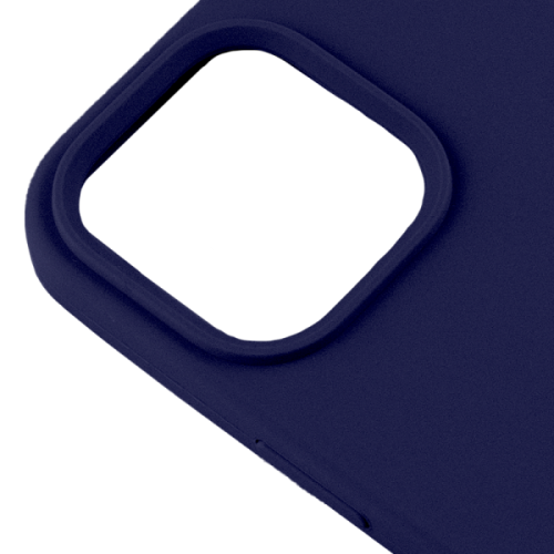 Силиконовый чехол для Apple iPhone 15 Silicone Case Full Темно-синий