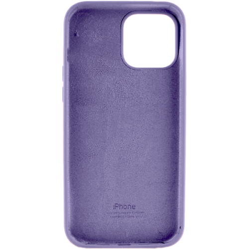 Силиконовый чехол для Apple iPhone 15 Silicone Case Full Светло-фиолетовый
