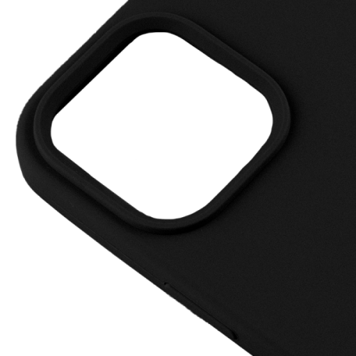 Силиконовый чехол для Apple iPhone 15 Silicone Case Full Черный