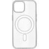 Силиконовый чехол для Apple iPhone 15 с поддержкой MagSafe Прозрачный