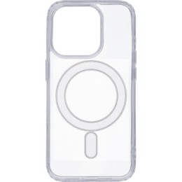 Силиконовый чехол для Apple iPhone 15 Pro с поддержкой MagSafe Прозрачный