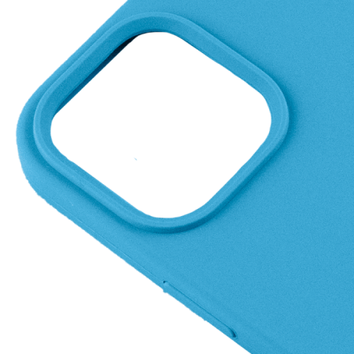 Силиконовый чехол для Apple iPhone 15 Pro Max Silicone Case Full Голубой