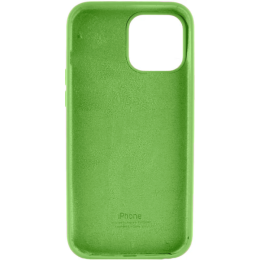 Силиконовый чехол для Apple iPhone 15 Pro Max Silicone Case Full Светло-зеленый