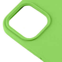 Силиконовый чехол для Apple iPhone 15 Pro Max Silicone Case Full Светло-зеленый