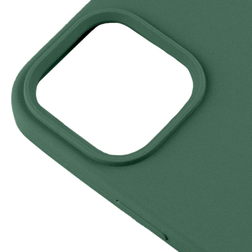 Силиконовый чехол для Apple iPhone 15 Pro Max Silicone Case Full Темно-зеленый