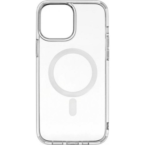 Силиконовый чехол для Apple iPhone 15 Pro Max TPU MagSafe Прозрачная