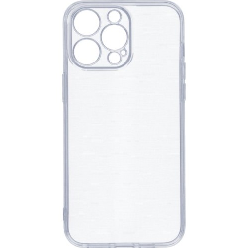 Силиконовый чехол для Apple iPhone 15 Pro Max Ultra Thin Case с защитой камеры Прозрачный