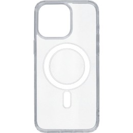 Силиконовый чехол для Apple iPhone 15 Pro Max с поддержкой MagSafe Прозрачный
