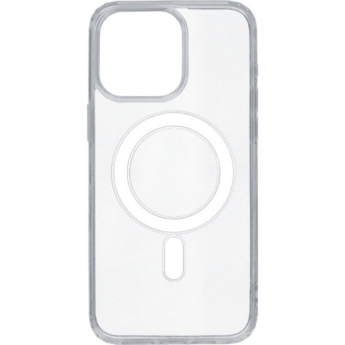 Силиконовый чехол для Apple iPhone 15 Pro Max с поддержкой MagSafe Прозрачный