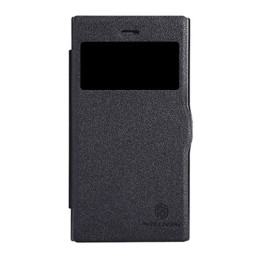 Чехол книжка для BlackBerry Z3 Nillkin Sparkle Leather Case черный