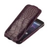 Чехол книжка для Explay Vega Abilita фиолетовый крокодил