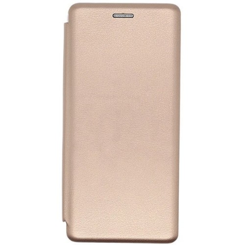 Чехол книжка для Samsung Galaxy A12 Fashion Case Золотой
