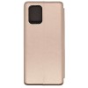 Чехол книжка для Samsung Galaxy A12 Fashion Case Золотой