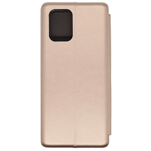 Чехол книжка для Samsung Galaxy A12 Fashion Case Золотой