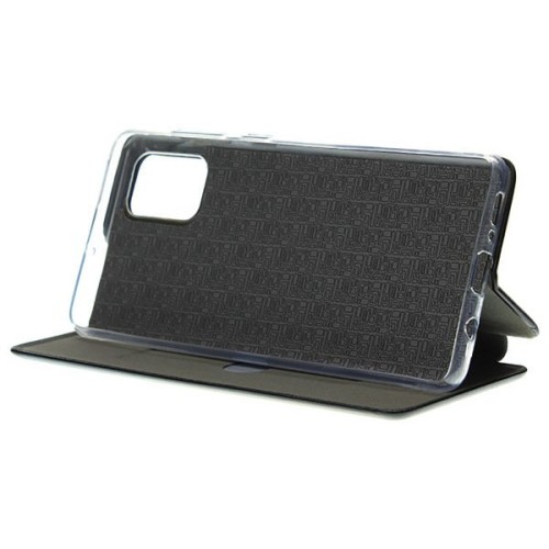 Чехол книжка для Xiaomi Redmi Note 10 Fashion Case Черный