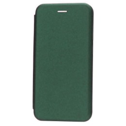 Чехол книжка для Xiaomi Redmi Note 8 2021 Fashion Case Темно зеленый