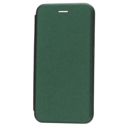 Чехол книжка для Xiaomi Redmi Note 8 2021 Fashion Case Темно зеленый