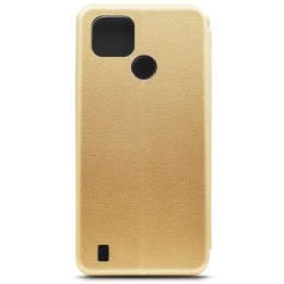 Чехол книжка для Realme C21 Fashion Case Золотой