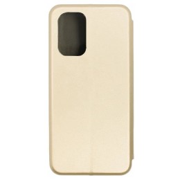 Чехол книжка для Xiaomi Poco F3 Fashion Case Золотой