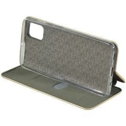 Чехол книжка для Samsung Galaxy A03 Fashion Case Золотой