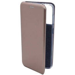 Чехол книжка для Samsung Galaxy S21 FE Fashion Case Золотой