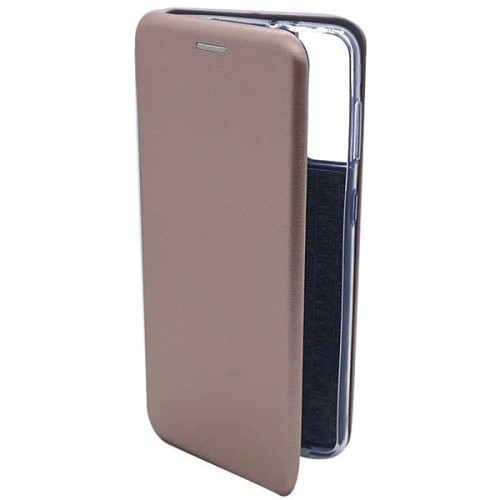 Чехол книжка для Samsung Galaxy S21 FE Fashion Case Золотой