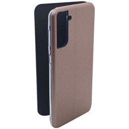 Чехол книжка для Samsung Galaxy S21 FE Fashion Case Золотой