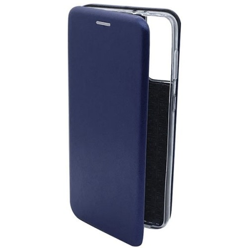 Чехол книжка для Samsung Galaxy S21 FE Fashion Case Темно синий