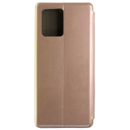 Чехол книжка для Realme 9i Fashion Case Розовое золото