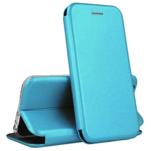 Чехол книжка для Realme Narzo 50i Fashion Case Голубой